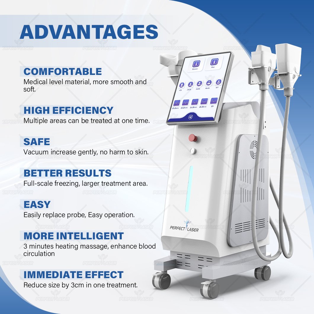 360 New Cyro Fat Freezing Machine and Antifreeze Membrane Slimming Cryolipolysis Machine Cryolipolysis Handle