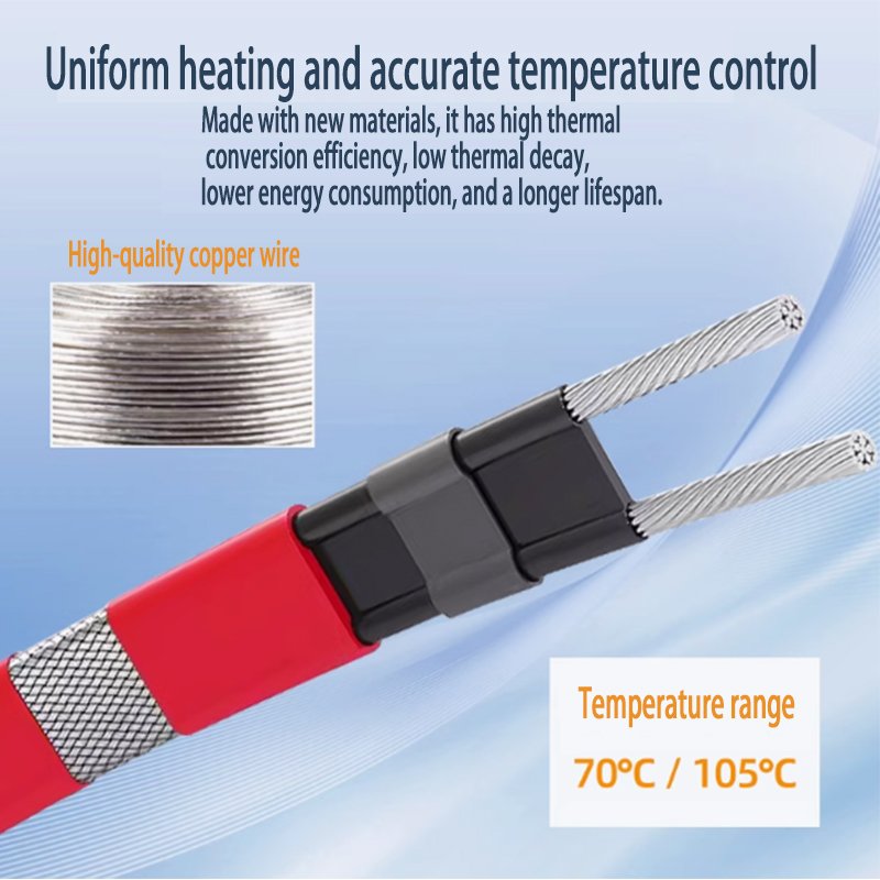 Best-Selling Item Flame Retardant,Corrosion Protection Water Pipe Heating and Heating Cable