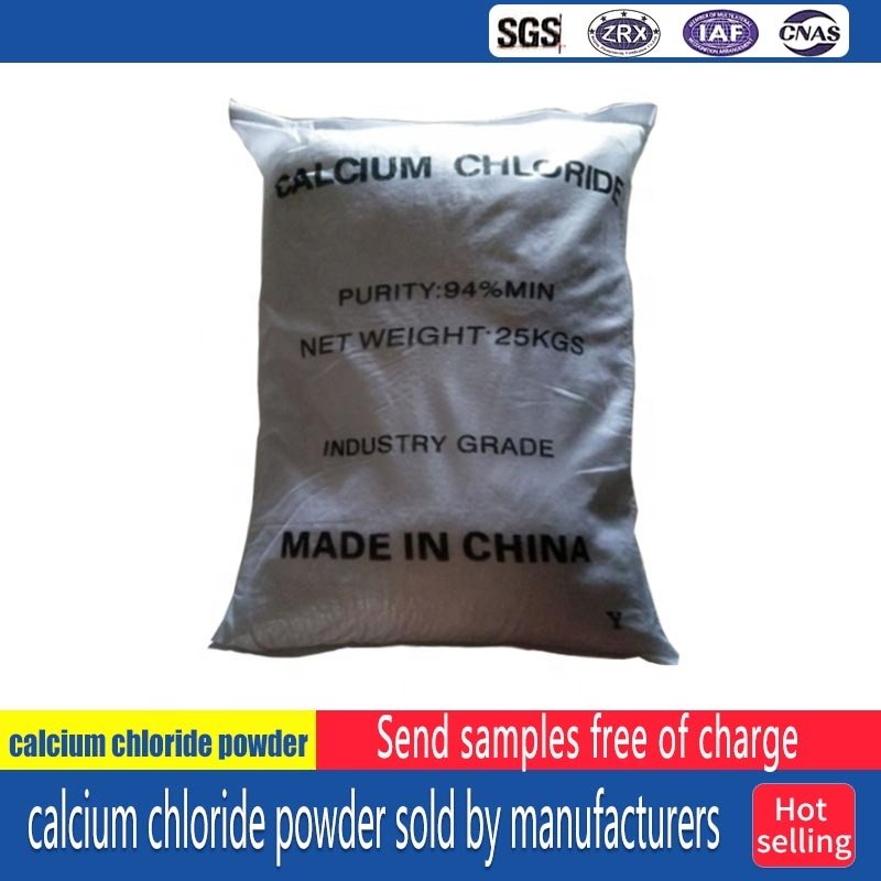 Above 94% Industrial Grade 10043-52-4 White Granular Calcium Chloride Cacl2 for the Antifreeze