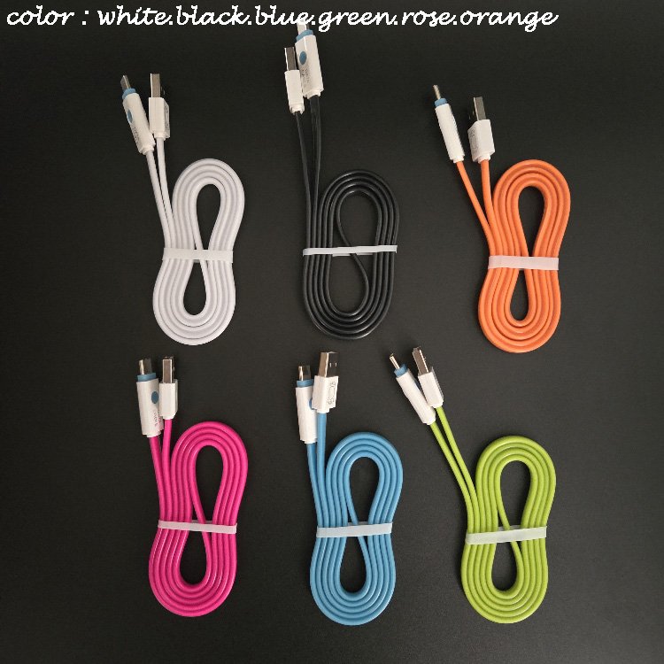 High Quality Customize logo Antifreeze Fast Charging Data USB a to USB C Cables with LED Display