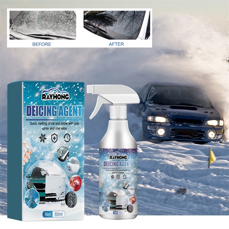 Custom Car Windshield Anti-ice Snow Removing Solution Eco-friendly Snow-Melting Deicing Agent Snow Antifreeze
