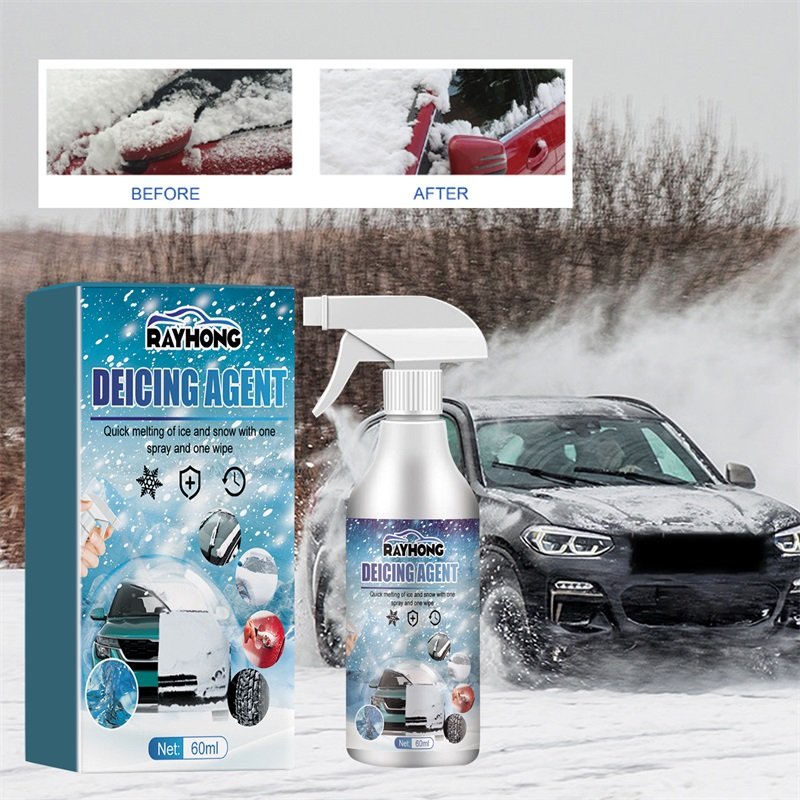 Custom Car Windshield Anti-ice Snow Removing Solution Eco-friendly Snow-Melting Deicing Agent Snow Antifreeze