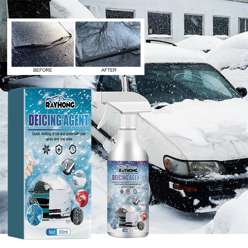 Custom Car Windshield Anti-ice Snow Removing Solution Eco-friendly Snow-Melting Deicing Agent Snow Antifreeze