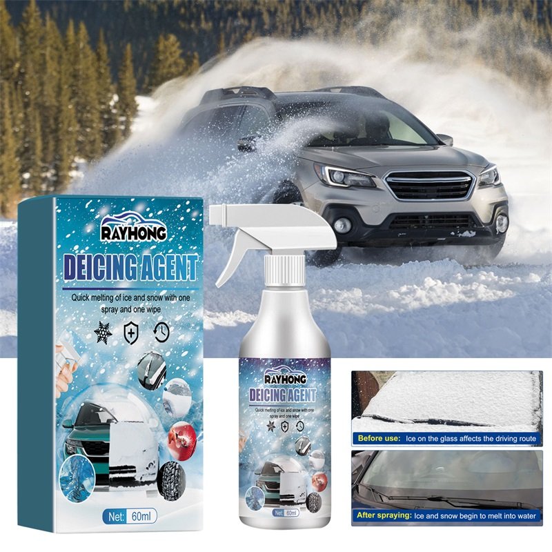 Custom Car Windshield Anti-ice Snow Removing Solution Eco-friendly Snow-Melting Deicing Agent Snow Antifreeze
