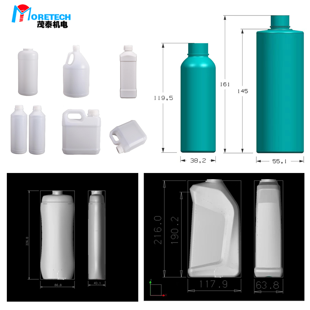 Plastic Antifreeze Conditioner Liquid Bottle Jerrycan Extrusion Blow Molding Machine with Production Line