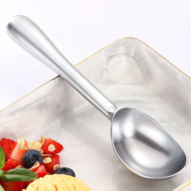 Zinc Alloy Ice Cream Spoon Hockey Machine Kitchen Non-stick Antifreeze Ice Cream Spoon Kitchen Tools Kitchen Accessories
