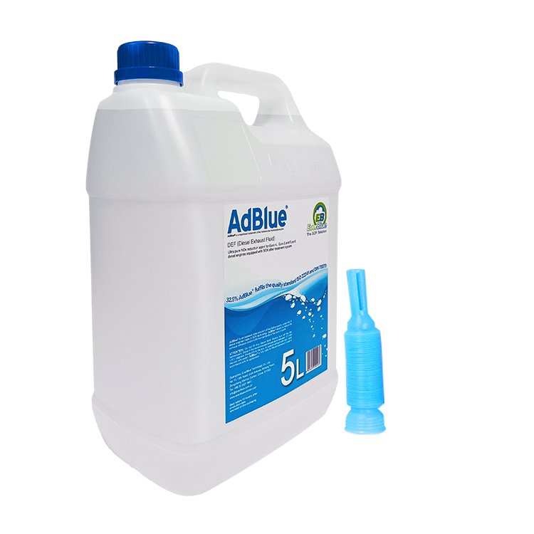 Everblue Wholesale Urea Adblue VDA DEF 5L Diesel Exhaust Fluid Adblue Urea Aqueous Solution Customize Package With Pipe and Box