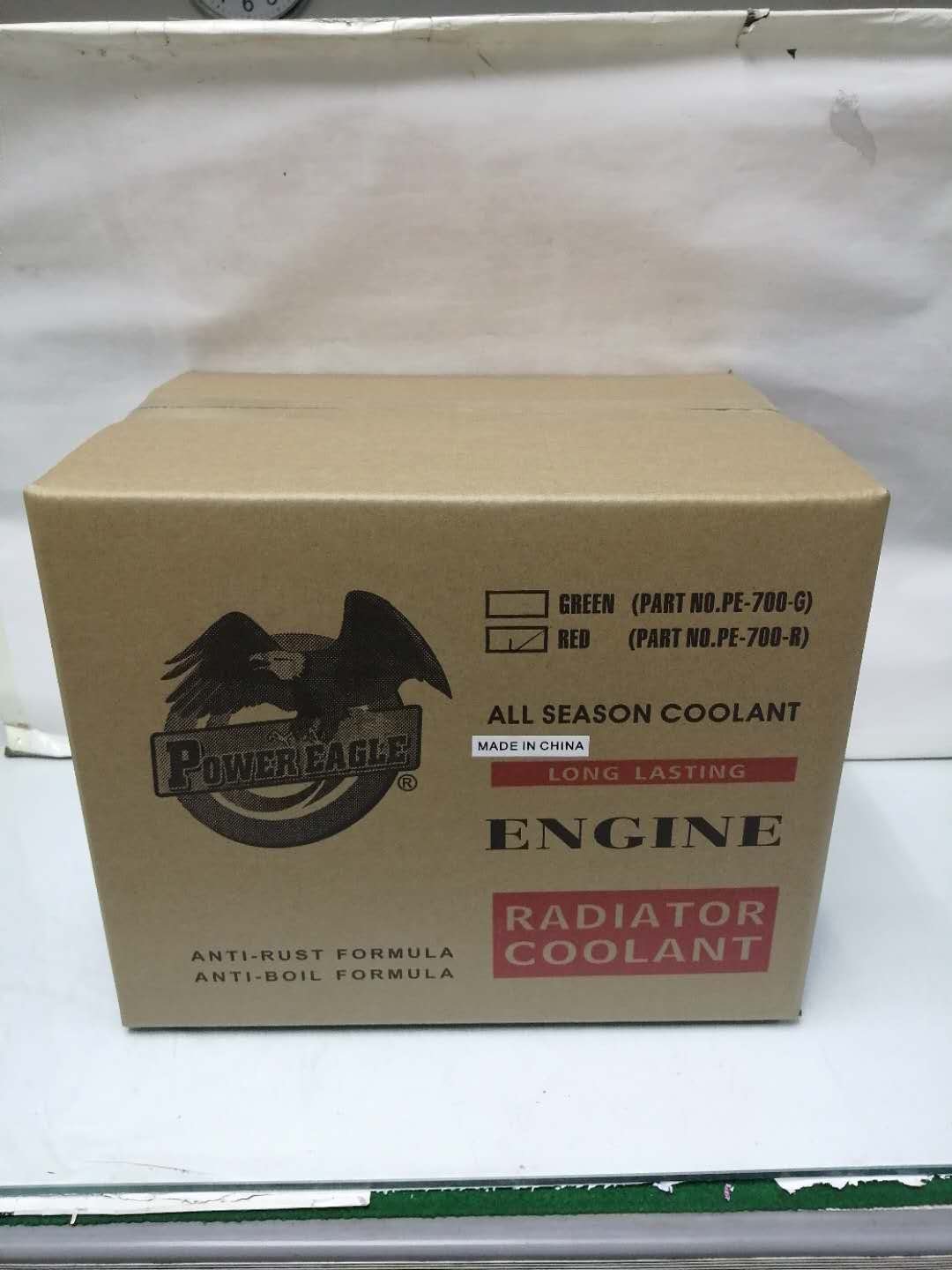 Water Coolant Long Life Radiator Red Antifreeze Coolant Wholesale Power Eagle 4l