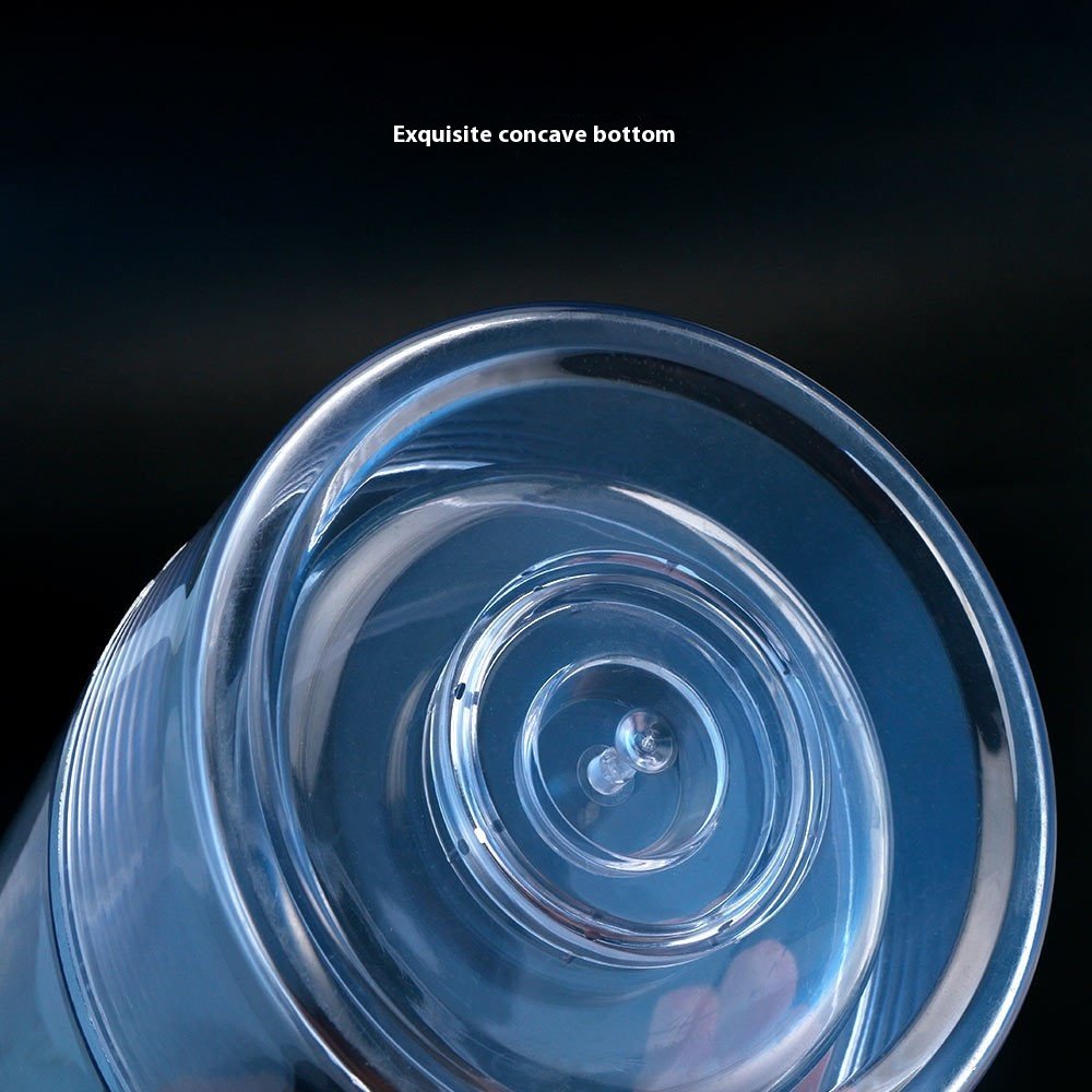 Double Layer Plastic Ice Bucket Antifreeze Insulation Straight Design for Beer Champagne Cocktails Refrigeration Beverage Tub
