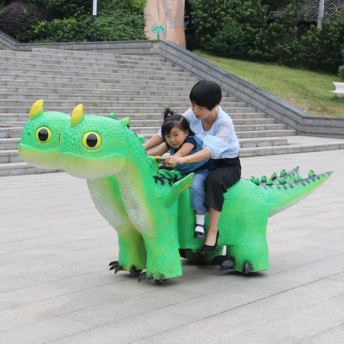 Children Playground Animatronic Small Dinosaur Ride
