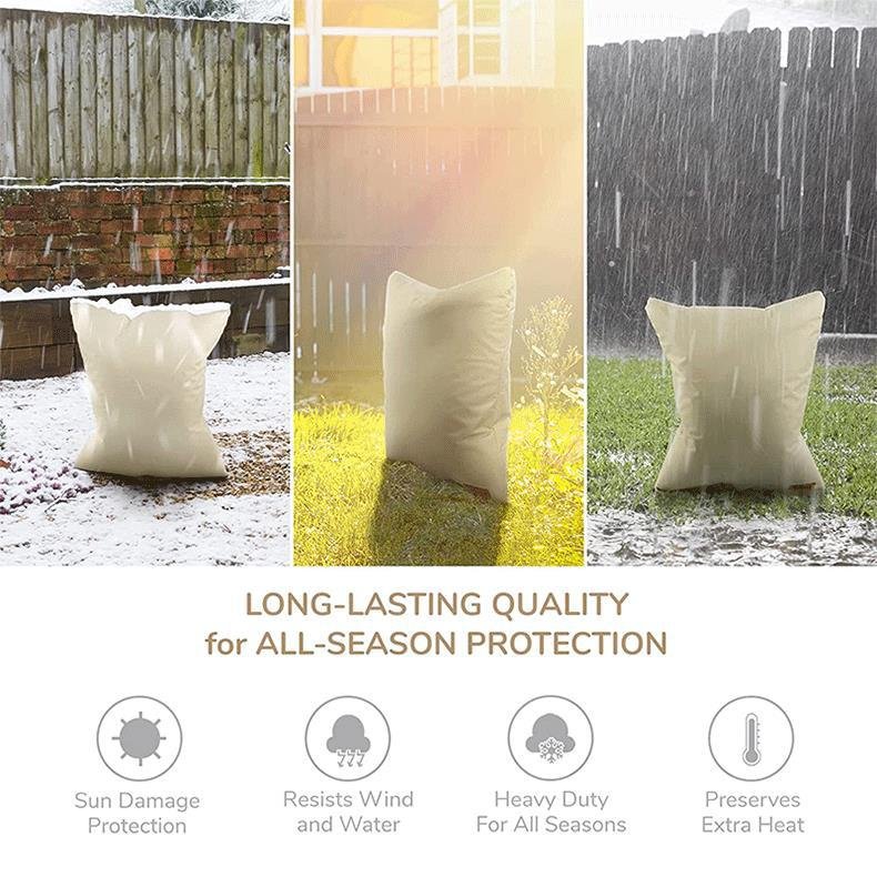 Water Anti Freezing and Icing Protective Sleeve Valvefaucet Khaki Thermal Insulation Bag Water Pipe Freezing Cover