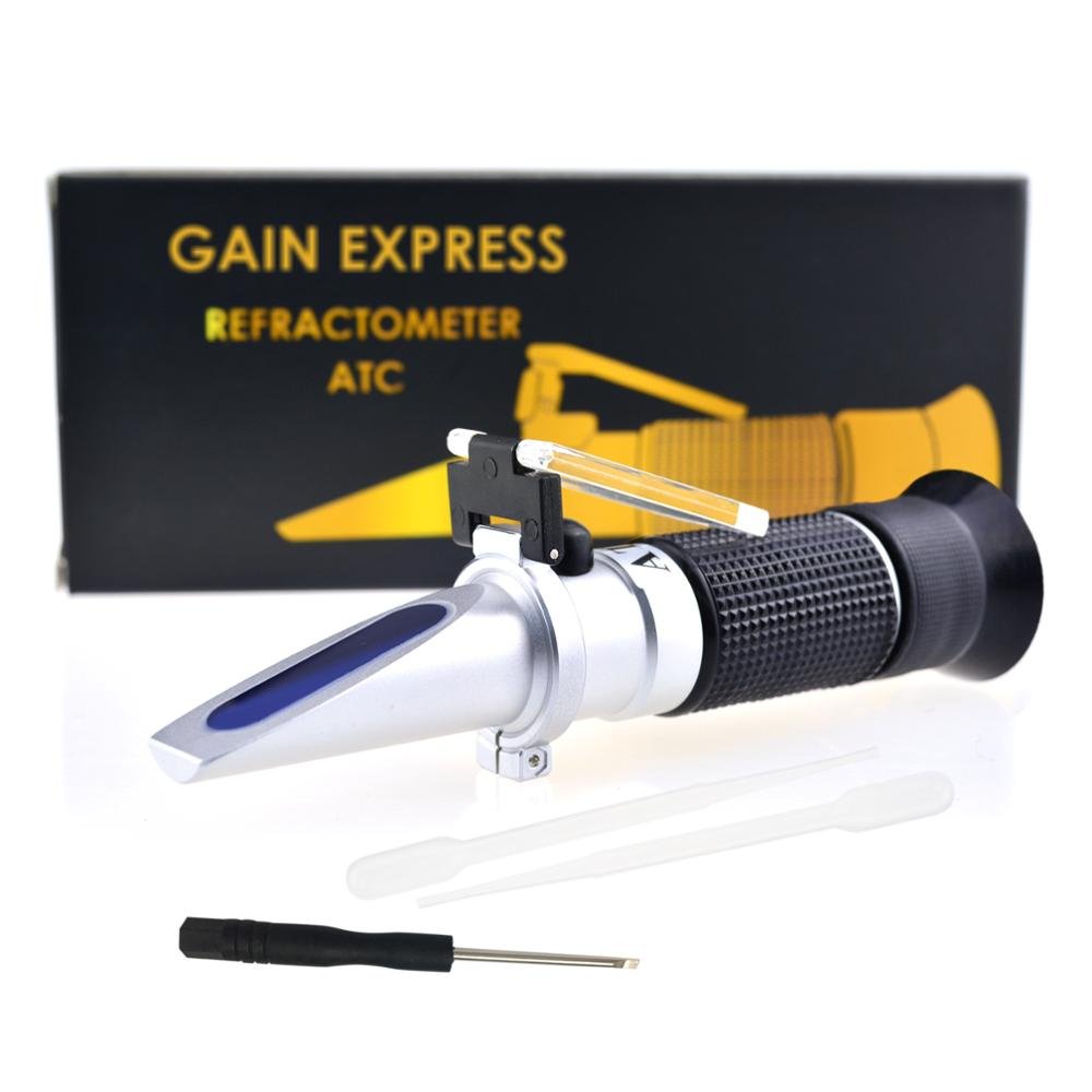 6-in-1 Automotive Car Refractometer ATC for Adblue/ Antifreeze/ Battery Acid/ Windshield Fluid Propylene Ethylene Glycol