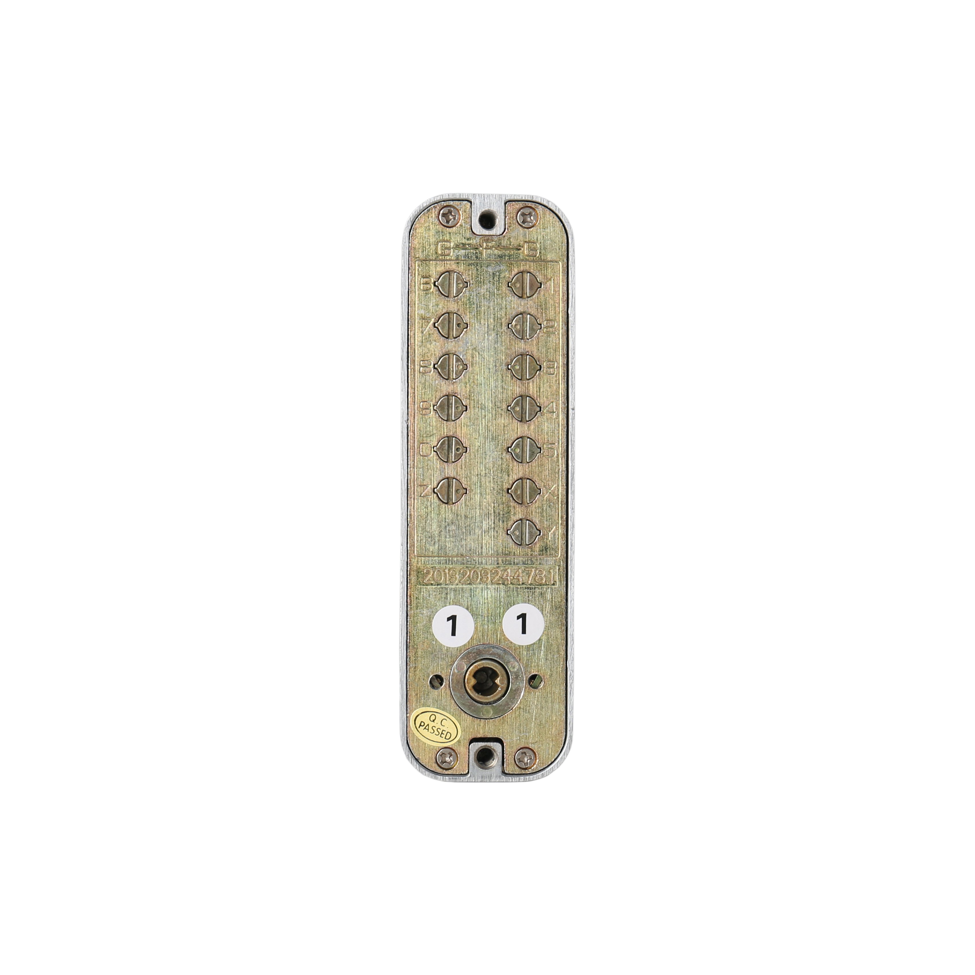 Single Latch Bolt Lock Machinery Push Button Keypad Code Lock Security Keyless Knob Door Lock