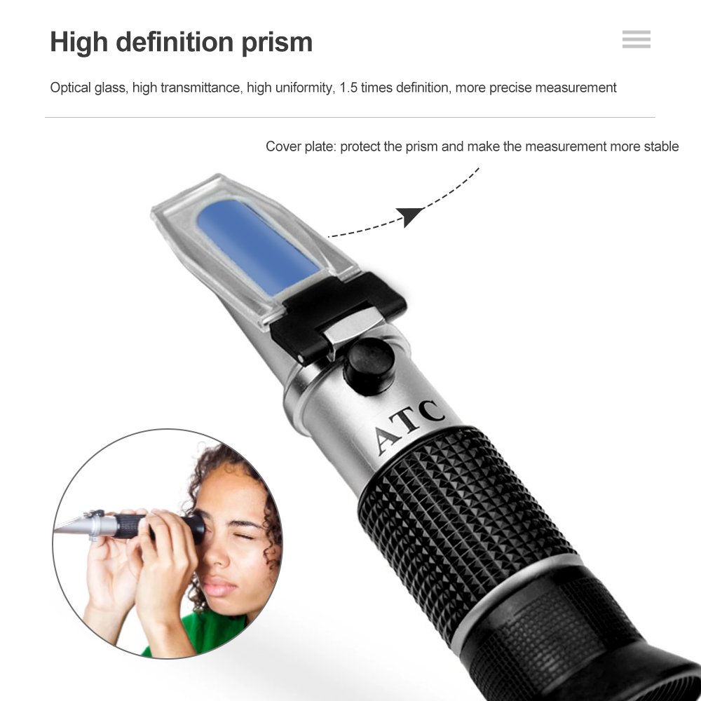 4 in 1 Antifreeze Coolant Automobile Diesel Exhaust Fluid Battery Acid Vehicle Urea Refractometer
