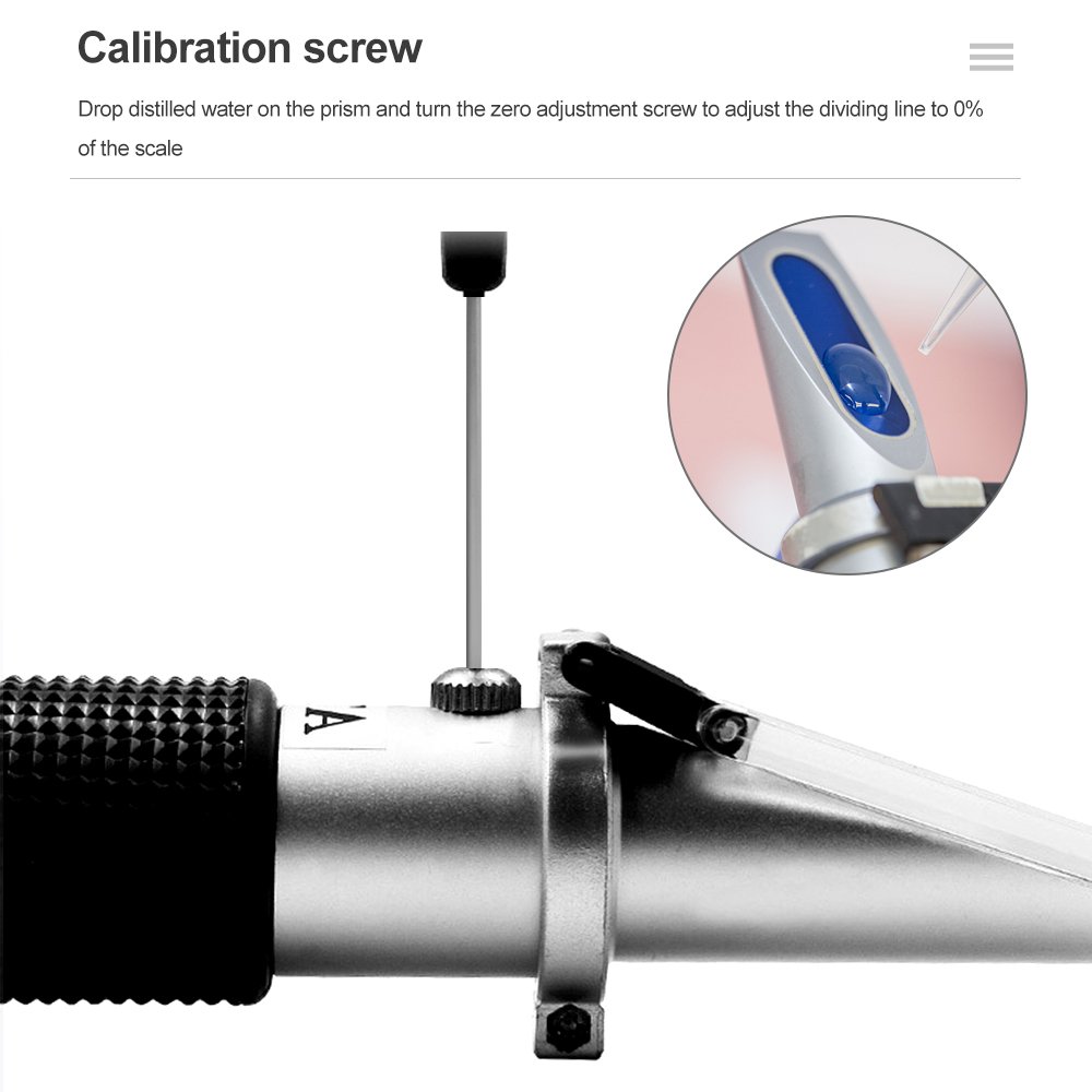 4 in 1 Antifreeze Coolant Automobile Diesel Exhaust Fluid Battery Acid Vehicle Urea Refractometer