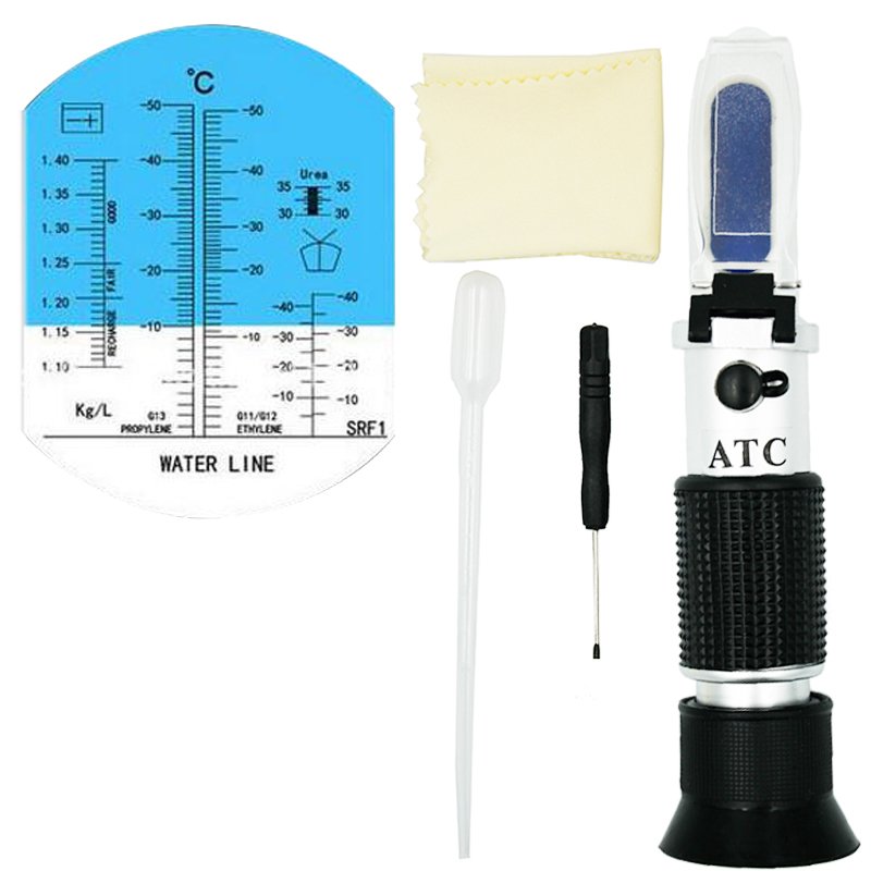 4 in 1 Antifreeze Coolant Automobile Diesel Exhaust Fluid Battery Acid Vehicle Urea Refractometer