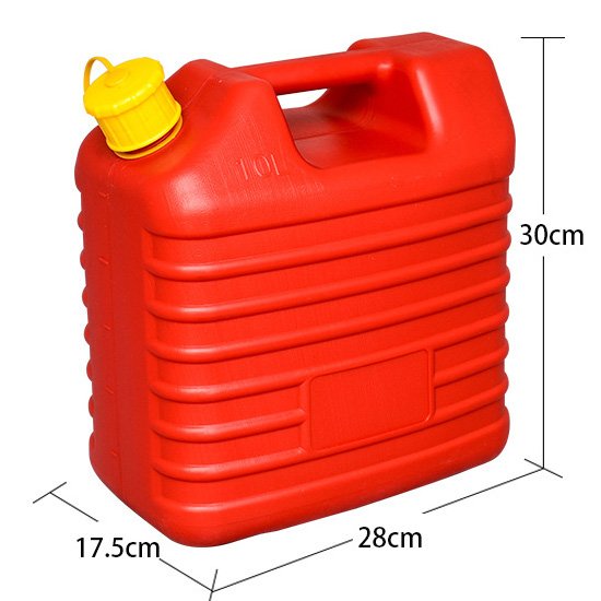 Fuel Canister 5/10/20L Plastic Fuel Petrol Diesel Jerry Can Canister With Flexible Spout