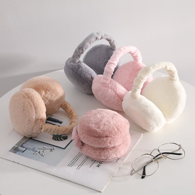 Collapsible Outdoor Antifreeze Earmuffs Adjustable Winter Warm Earmuffs for Both Men and Women