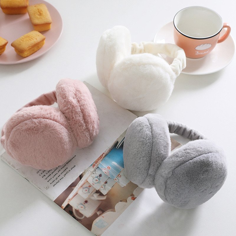 Collapsible Outdoor Antifreeze Earmuffs Adjustable Winter Warm Earmuffs for Both Men and Women