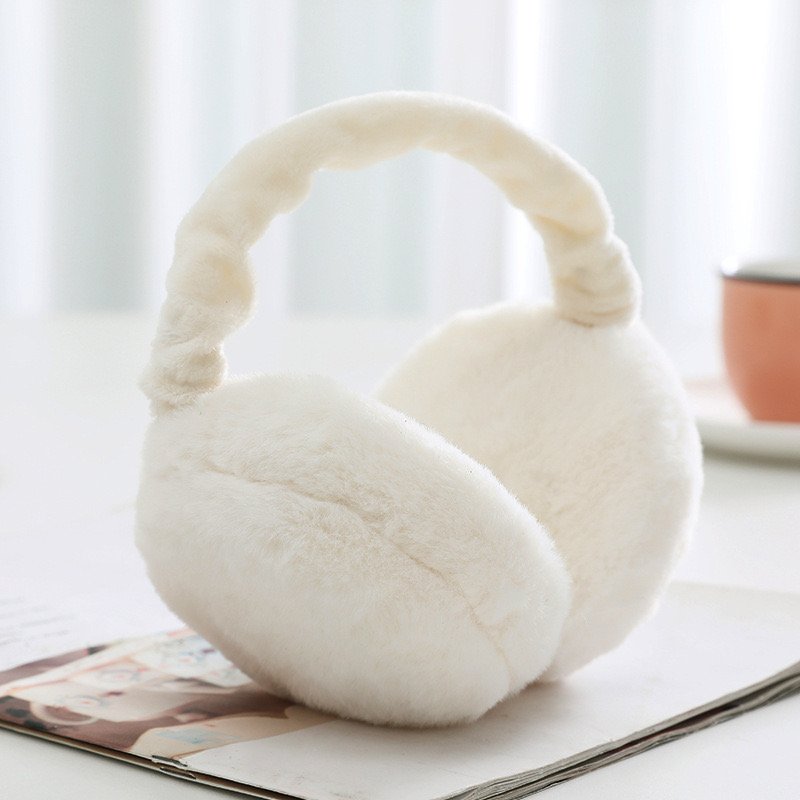 Collapsible Outdoor Antifreeze Earmuffs Adjustable Winter Warm Earmuffs for Both Men and Women
