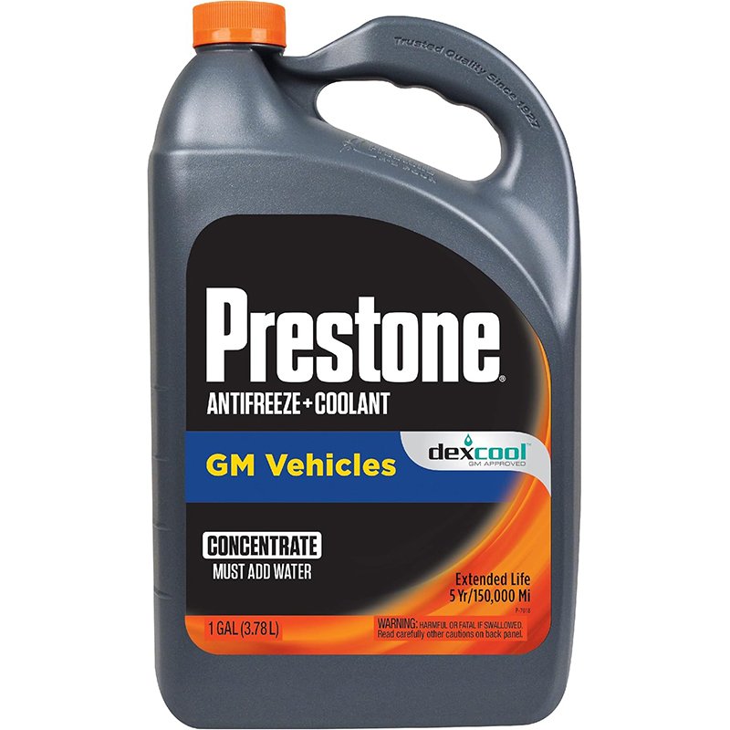 Prestone AF888 DEX-COOL Car Cooling System Antifreeze Coolant 1 Gallon Pack of 6
