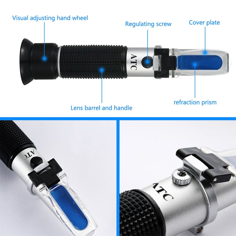 Car Freezing Point Measuring Instrument -50-0 Urea Freezing Point Meter Concentration Meter Antifreeze Freezing Point Detector