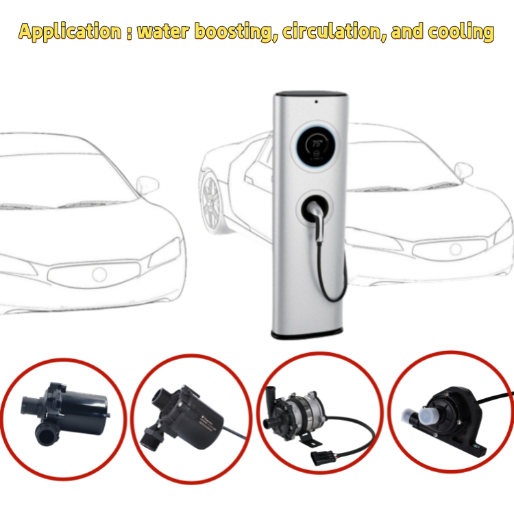 12v 24v Electric Car Pump Water Circulation Pump With Long Service Life