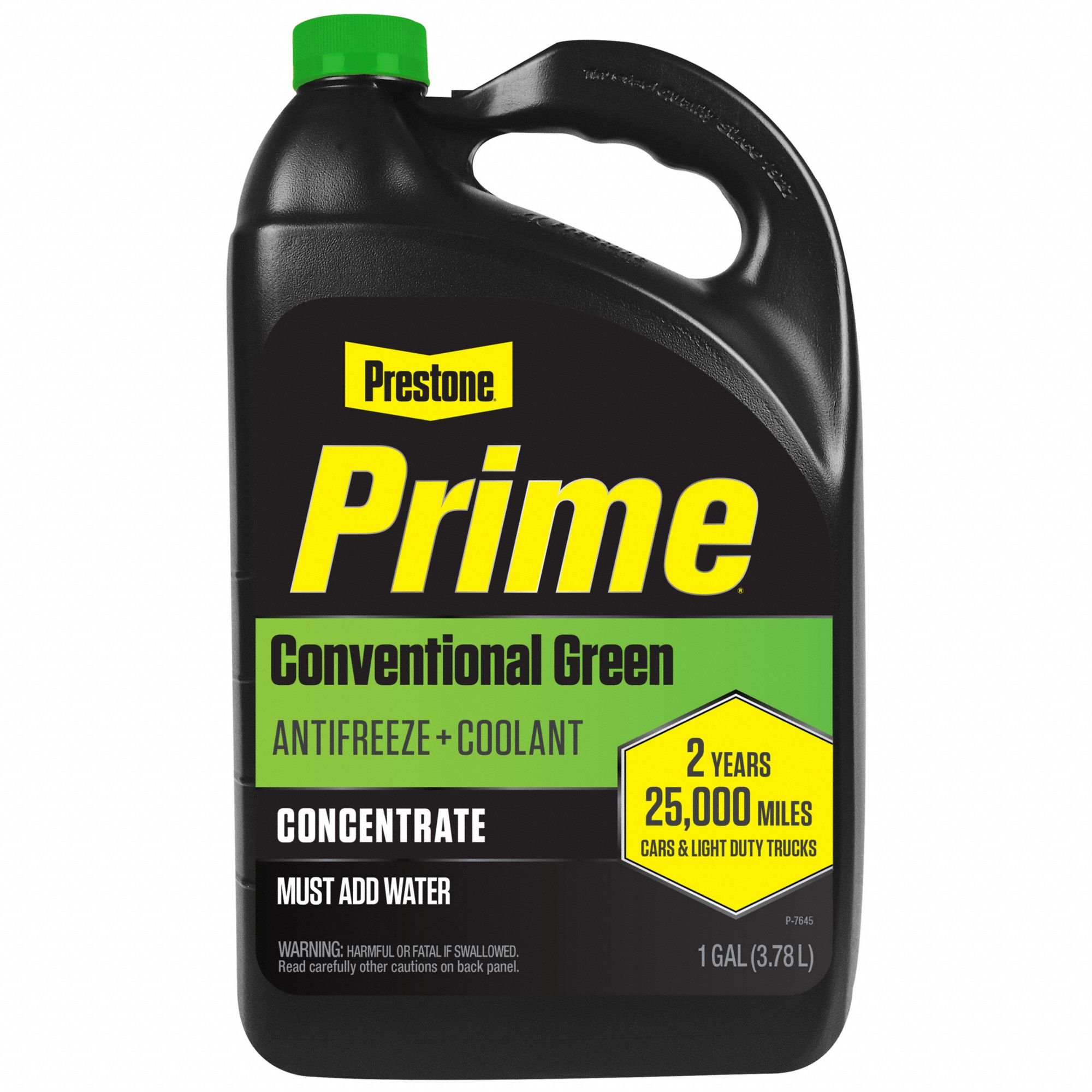 Prestone Prime AF3200 1-Gallon Conventional Car Antifreeze Coolant Concentrate Green for Radiator Application