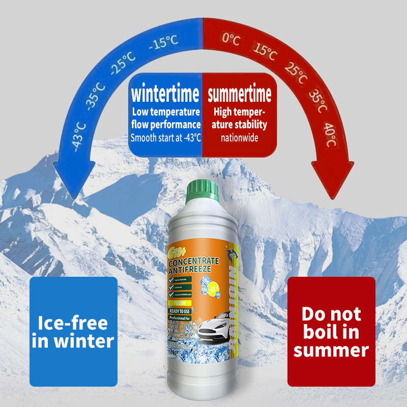 Wholesale Price Yellow Antifreeze Concentrate for Cars/Vans/SUVs, -40°C to 130°C Full Protection