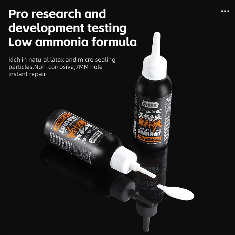 WEST BIKING Bike Repair Liquid Natural Latex Tubeless Sealant Bicycle Repair Tool 60ml Bicycle Tire Repair Liquid