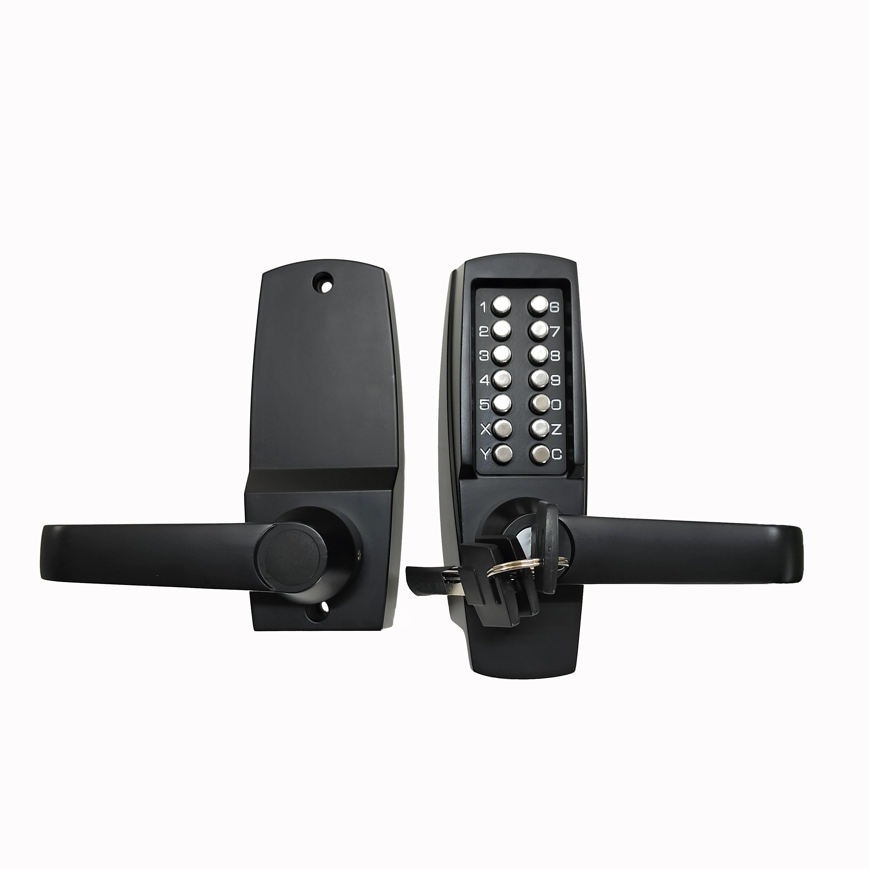 Outdoor Door Lock Waterproof Antifreeze Push Button Mechanical Password Lock Cabinet Handle Lock