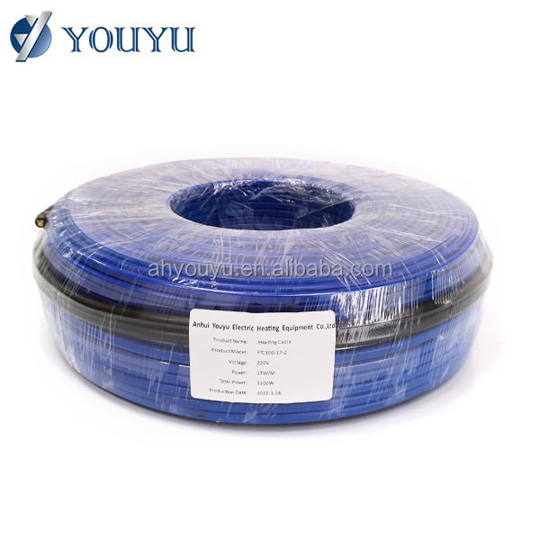 High Quality Heating Roof Cable Gutter Heat Tracing Snow Melting Cable Manufactory in China/220V 5W/M