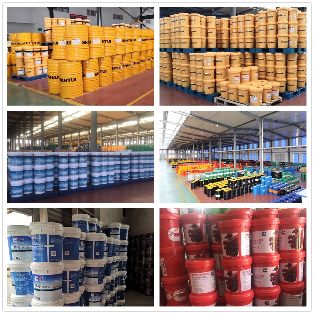 Construction Machinery Hydraulic Oil Transmission Oil Engine Oil Antifreeze Used for Shantui Hitachi komatsu