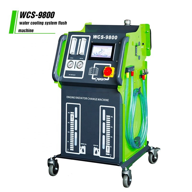 WCS-9800 Automatic Cooling System Flush Antifreeze Fluid Replace Radiator Clean Engine Car Coolant Exchange Machine