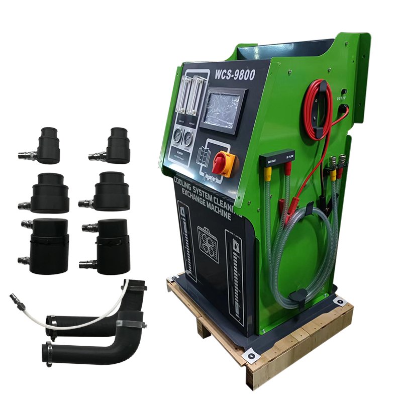 WCS-9800 Automatic Cooling System Flush Antifreeze Fluid Replace Radiator Clean Engine Car Coolant Exchange Machine