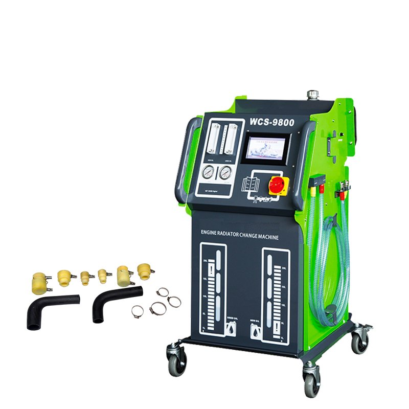 WCS-9800 Automatic Cooling System Flush Antifreeze Fluid Replace Radiator Clean Engine Car Coolant Exchange Machine