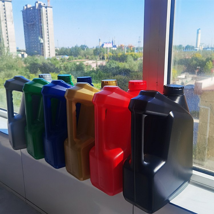 4L Multicolor Plastic Bucket In-Stock HDPE Metal Bucket for Oil Antifreeze Paint Food Wine & Milk with Label
