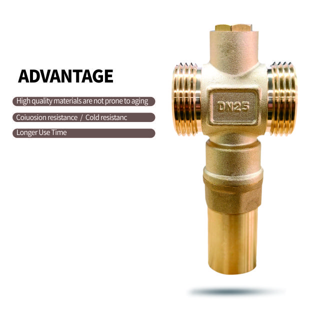 B&H BH-95100 Safety Valve CW617N NPT Thread Anti-freezing Valve for Floor Heating Systems