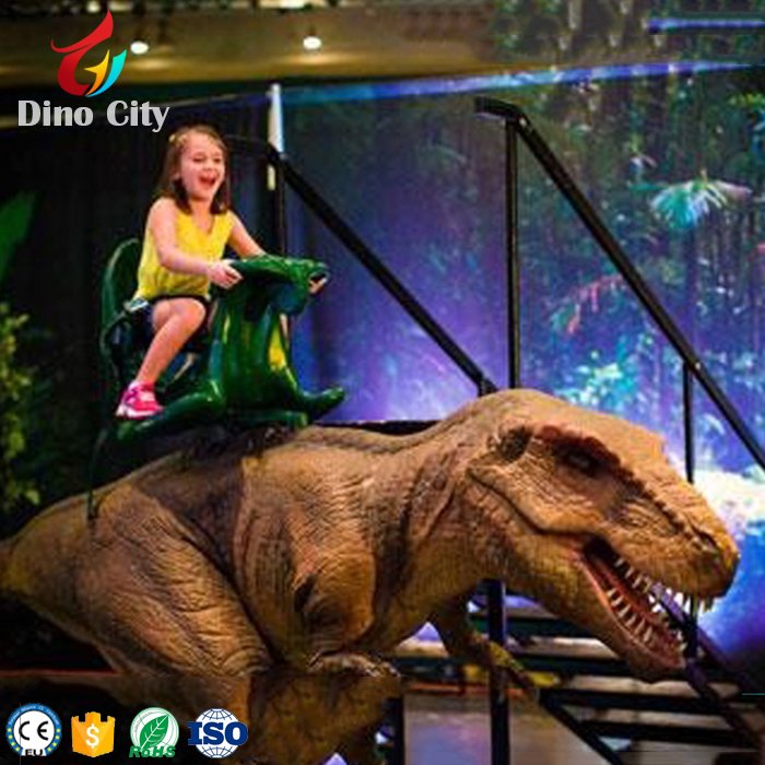 2025 Lifelike Walking Robotic Animatronic Dinosaur Ride for Amusement Park