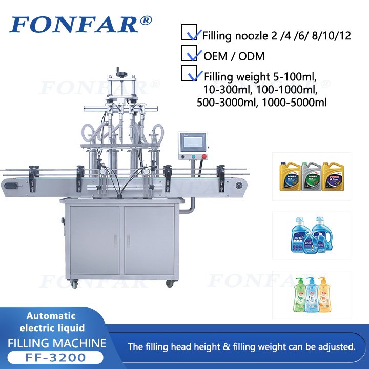 Most Popular Small Business Antifreeze Production Line Automatic Bottled Liquid Filling Machine Factory Price