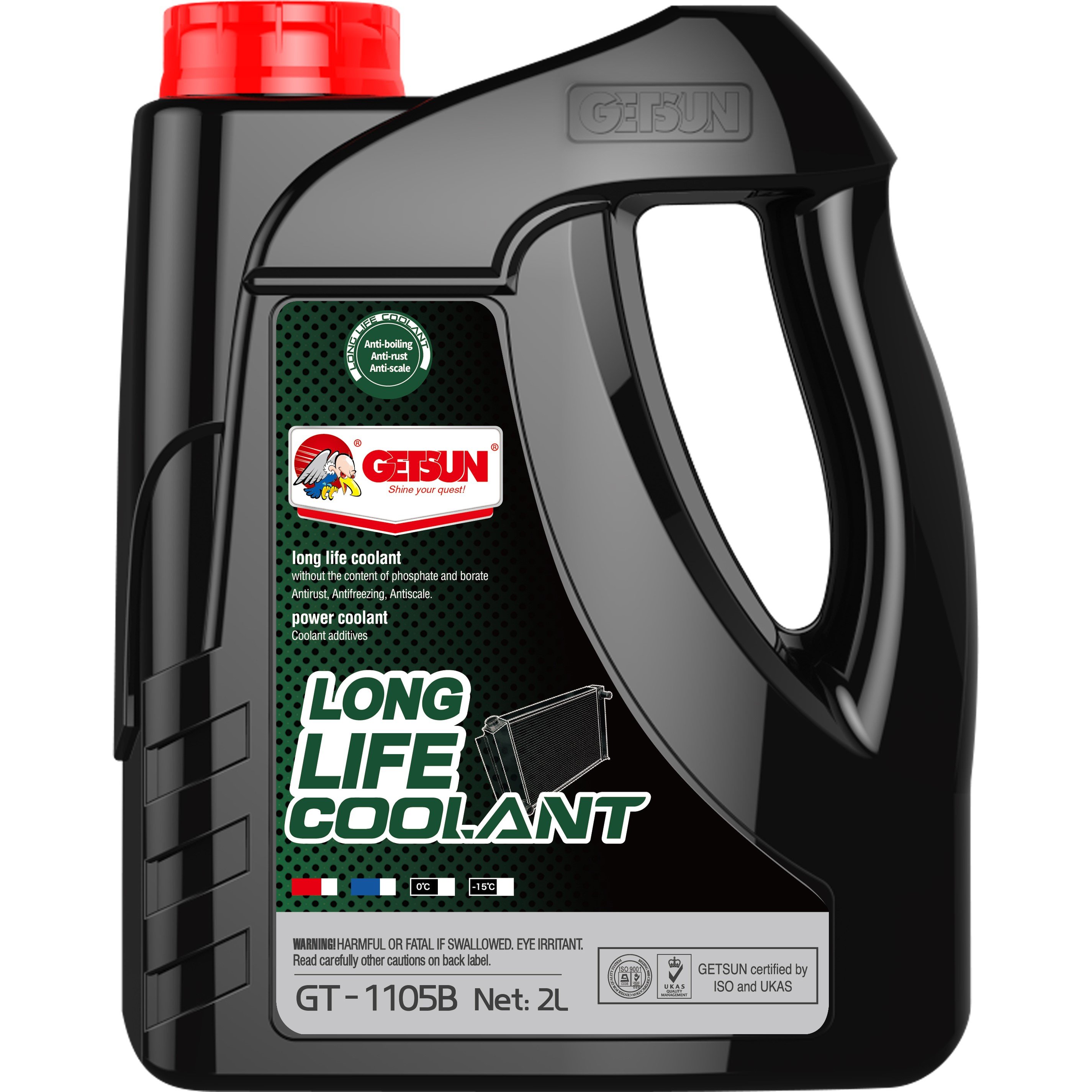 Getsun Car Engine Care Long Life Liquid Antifreeze Coolant
