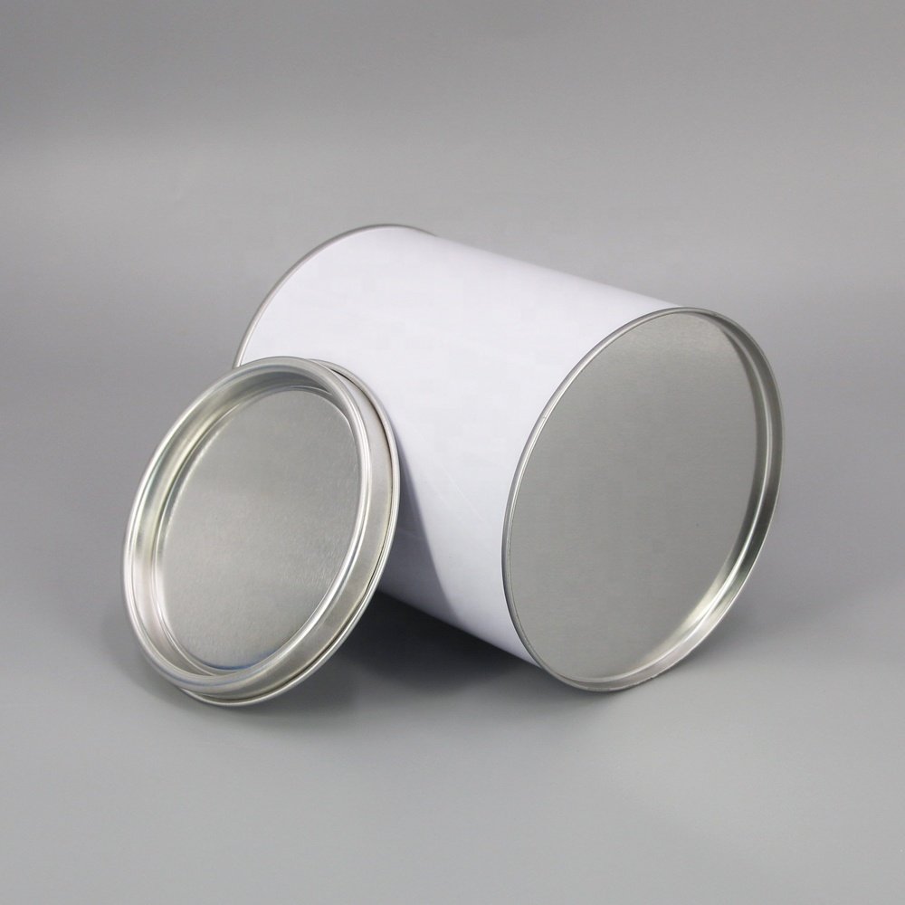 Wholesale 1 Gallon Empty Round Paint Pot Style Metal Round Tin Containers With Open Lids