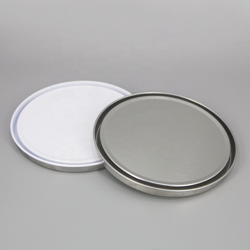 Wholesale 1 Gallon Empty Round Paint Pot Style Metal Round Tin Containers With Open Lids