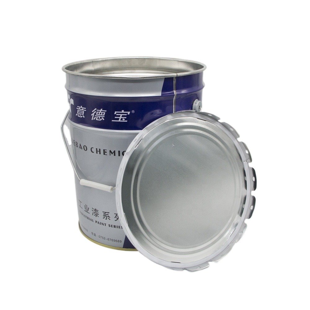 Empty Pail Manufacturer Empty Steel Tinplate Paint Drum Metal Barrel