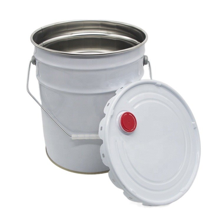 Empty Pail Manufacturer Empty Steel Tinplate Paint Drum Metal Barrel