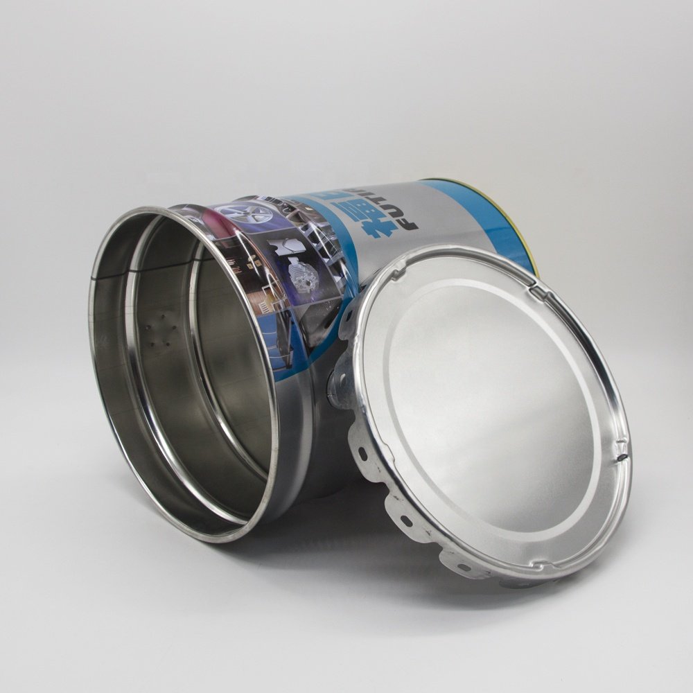 Wholesale 5 Gallon UN Rated Drum Metal Bucket Store Grease Lubricants Empty Iron Pail