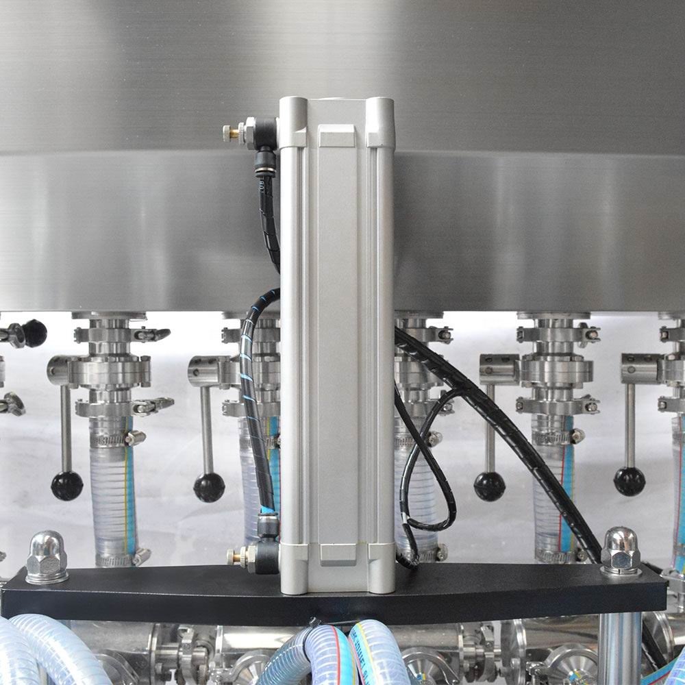 Yangzhou LINHE Full Automatic Servo Motor Control Piston Pump Bottle Cream Filling Machine for Lotion Shampoo with 6 Nozzles