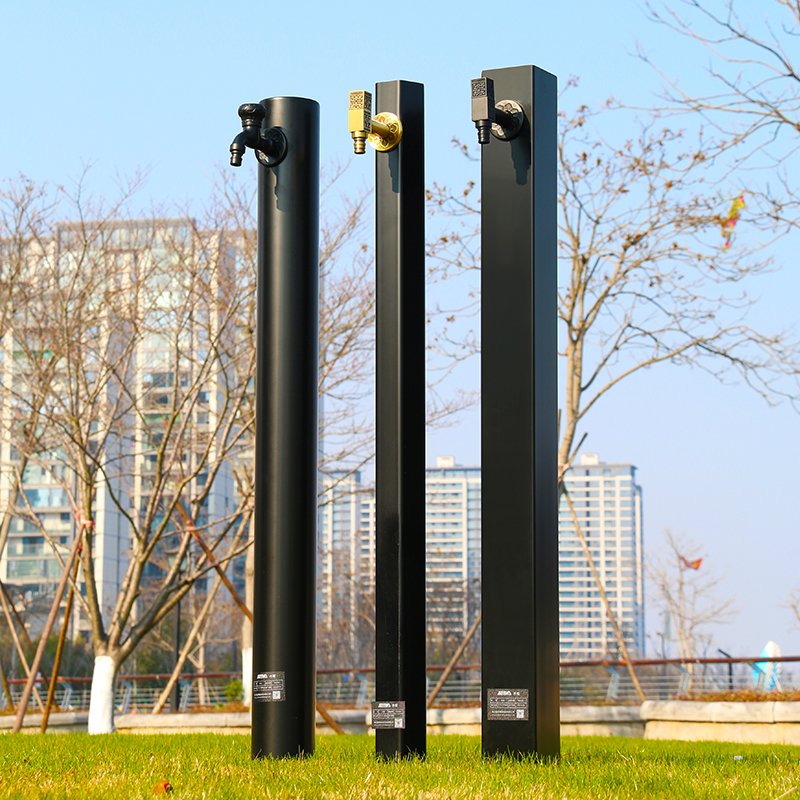 Outdoor Vertical Stainless Steel Antifreeze Pipe Garden Watering Antique All-copper Faucet Villa Courtyard Water Pile