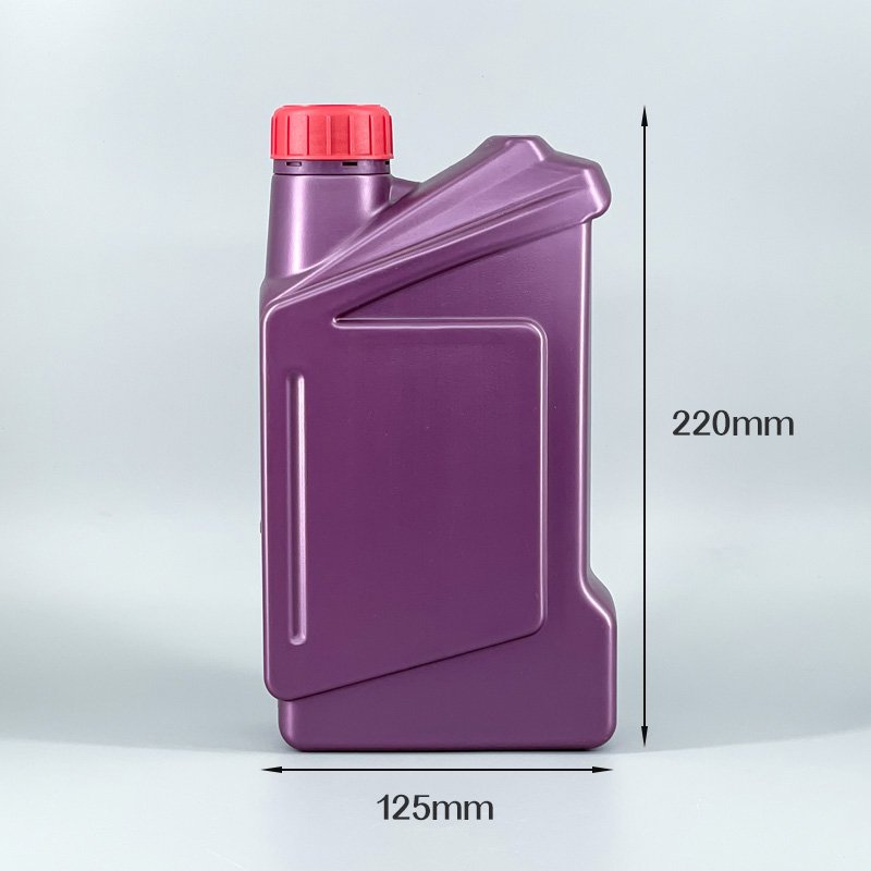 1L Lubricating Antifreeze Custom Logo Motor Oil Jerry Can Empty Engine Oil Bottle for Car Use