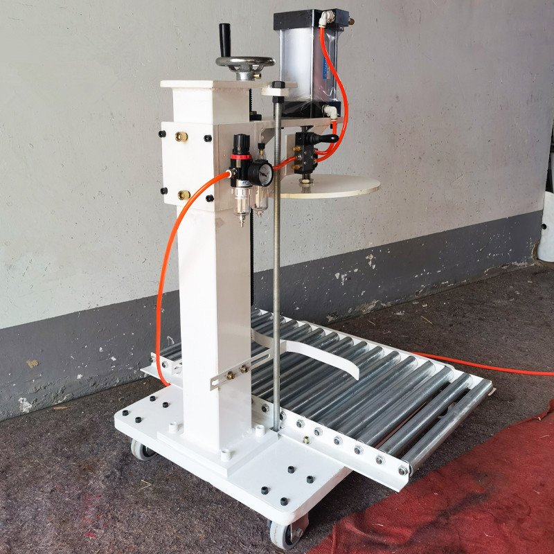 Manual Pneumatic Lubricating Oil Drum Chemical Drum Paint Bucket Antifreeze Barrel Plastic Bucket Capping Machine